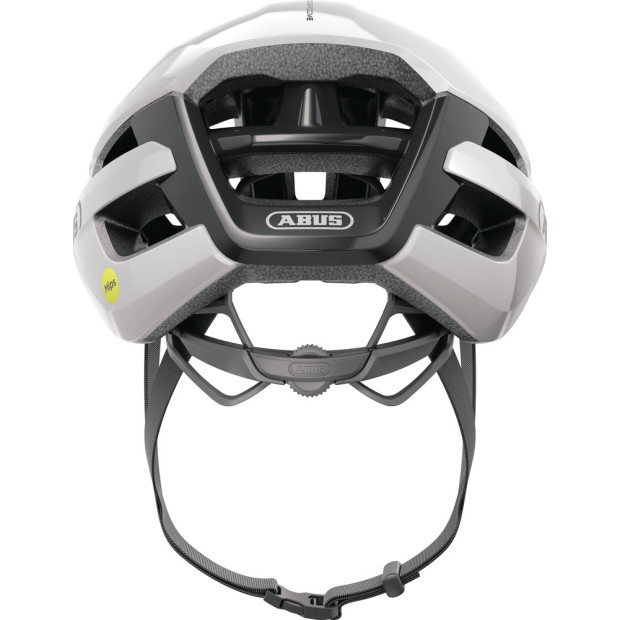 Abus PowerDome MIPS Road/Gravel Helmet Shniny White