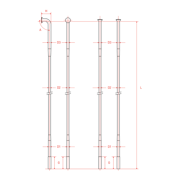 DT Swiss Champion 2.0 Spoke Straightpull Black x1