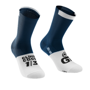 Assos GT C2 Summer Socks 16cm Stone Blue