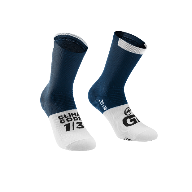 Assos GT C2 Summer Socks 16cm Stone Blue