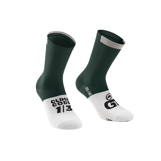 Assos GT C2 Summer Socks 16cm Grenade Green