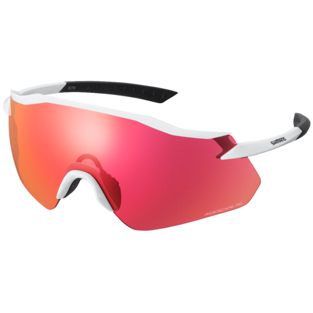 copy of Shimano Equinox 4 Glasses Metallic Red Road Lenses