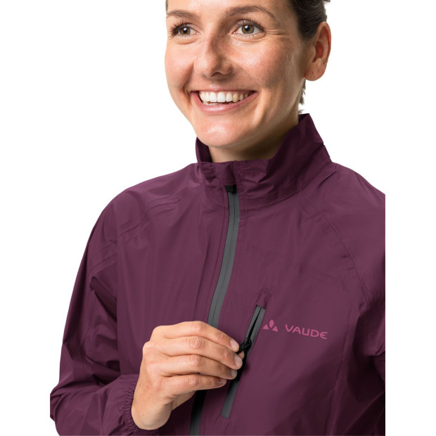 Vaude Women's Drop Jacket III 04964 Rainjacket - Blackcurrant