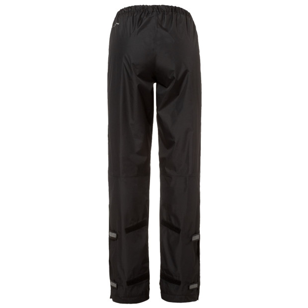 Vaude Fluid Women's Rain Pants S/S+L/S - Black