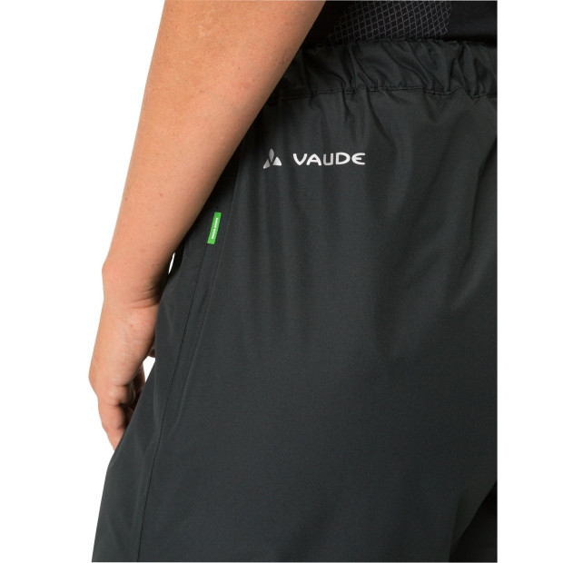Vaude Fluid Women's Rain Pants S/S+L/S - Black