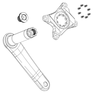 SRAM M18/M30 Crank Self Relesing Scews