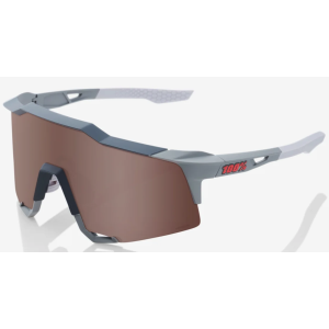 100% Speedcraft Glasses Soft Tact Stone Grey