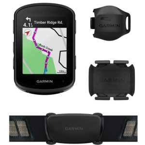 Garmin Edge 540 Bike GPS + Speed and Cadence Sensors + Heart Belt