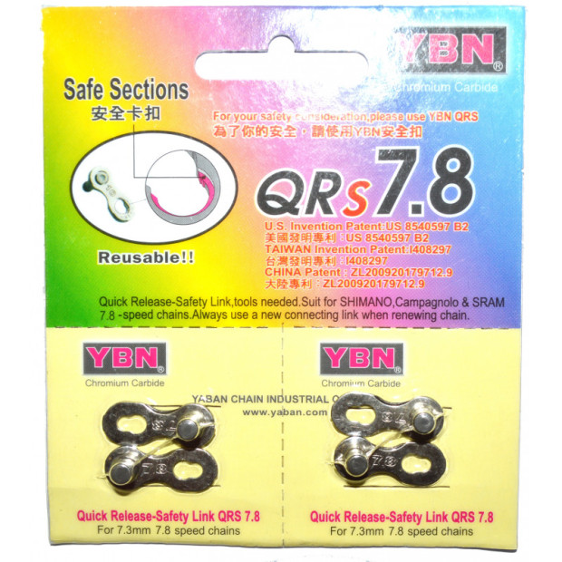 Yaban QRS 7.8 Chain Connector - 7/8S x2