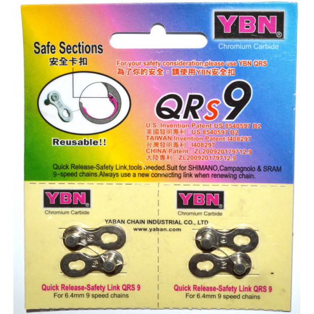 Yaban QRS 9 Chain Connector - 9S x2