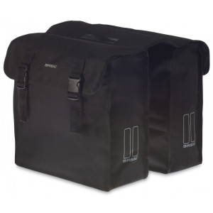 Pair of Basil Mara XL Rear Bike Bags 35L Black