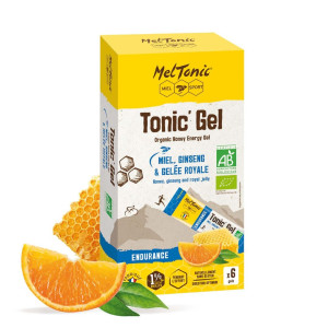 Meltonic Endurance Organic Energetic Gel Honey/Ginseng/Royal Jelly 6x20g