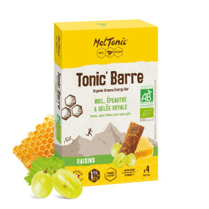 Meltonic Tonic Organic Energetic Bar Sultanas 4x25g