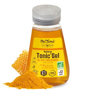 Meltonic Organic Ultra Endurance Honey/Curcuma/Royal Jelly Energy Gel Refill 12 Doses