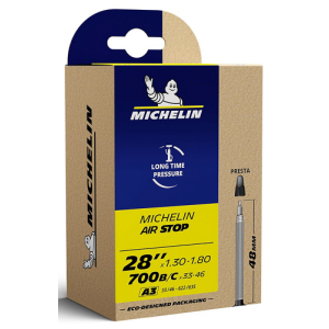 Michelin Air Stop Inner Tube - 700x33/46 Presta 48mm