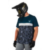 Animoz Wild Sleeves Enduro/DH Short Jersey - Camo Blue