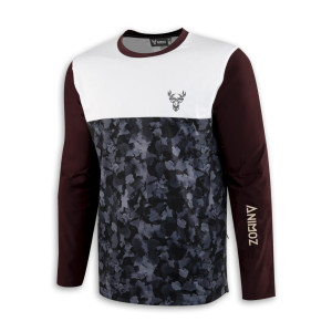 Animoz Wild Enduro/DH Long Sleeves Jersey - Burgundy