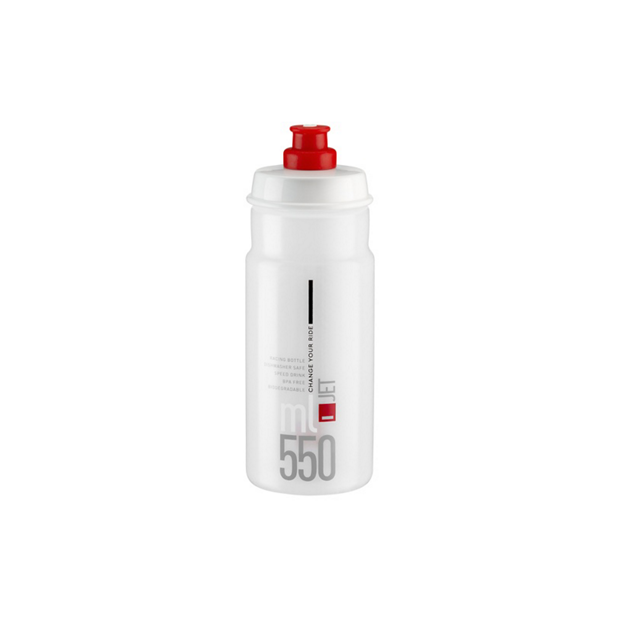 Elite Jet Biodegradable Bottle 550ml Clear/Red
