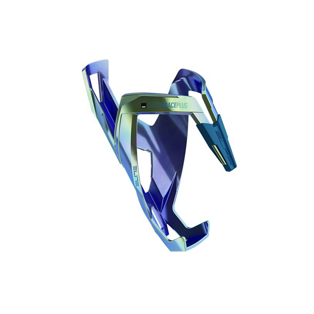 Elite Custom Race Plus Bottle Cage Iridescent Blue-Green