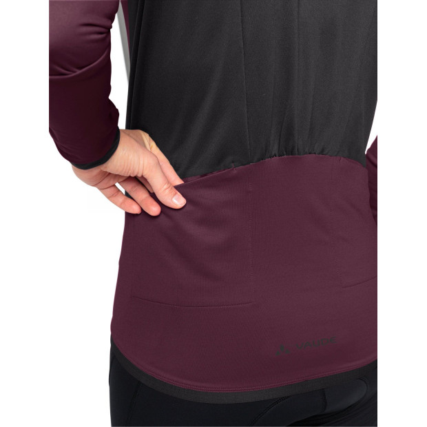 Vaude Posta LS Tricot II Women's Long Sleeves Jersey - Blackcurrant