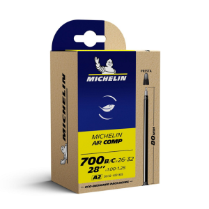 Michelin Air Comp Inner Tube 26/32-622 Presta 80mm