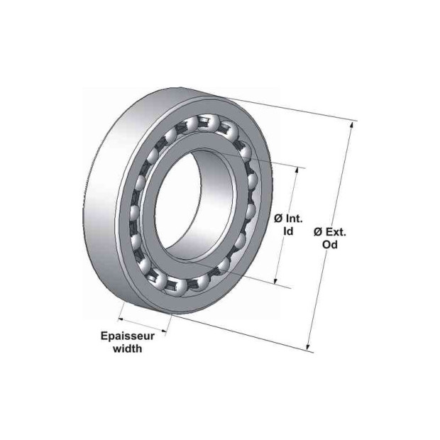 Enduro Bearings MR18307 LLB ABEC 3 Bearing 18x30x7 mm