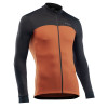 Northwave Force 2 Road/Gravel Long Sleeves Jersey Black/Cinnamon