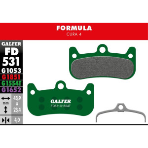 Galfer FD531 Pro Brake Pads Formula Cura 4