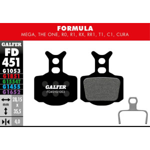Galfer FD451 Disc Brake Pads Standard Formula Mega/The One/R0/R1/RX/RR1/T1/C1