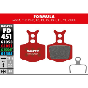 Galfer FD451 Advanced G1851 Brake Pads Formula Mega/The One/R0/R1/RX/RR1/C1/T1