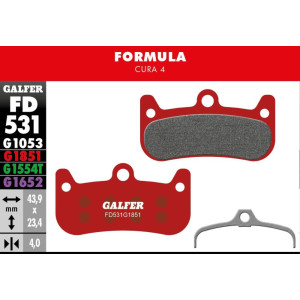 Galfer FD531 Advanced G1851 Brake Pads Formula Cura 4