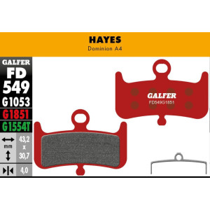 Galfer FD549 Advanced G1851 Brake Pads Hayes Dominion A4