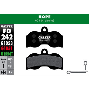 Galfer FD242 Disc Brake Pads Standard Hope XC 4
