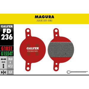 Galfer FD236 Advanced Brake Pads Magura Julie (01-08)