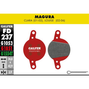 Galfer FD237 Advanced Brake Pads Magura Clara/Louise