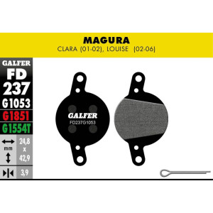 Galfer FD237 Disc Brake Pads Standard Magura Clara / Louise