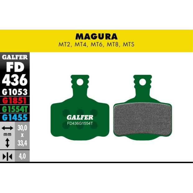 Galfer FD436 Pro Brake Pads Magura MT2/MT4/MT6/MT8/MTS