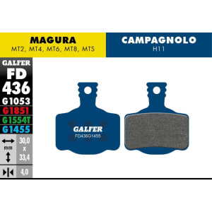 Galfer FD436 Road Brake Pads Magura MT / Campagnolo H11