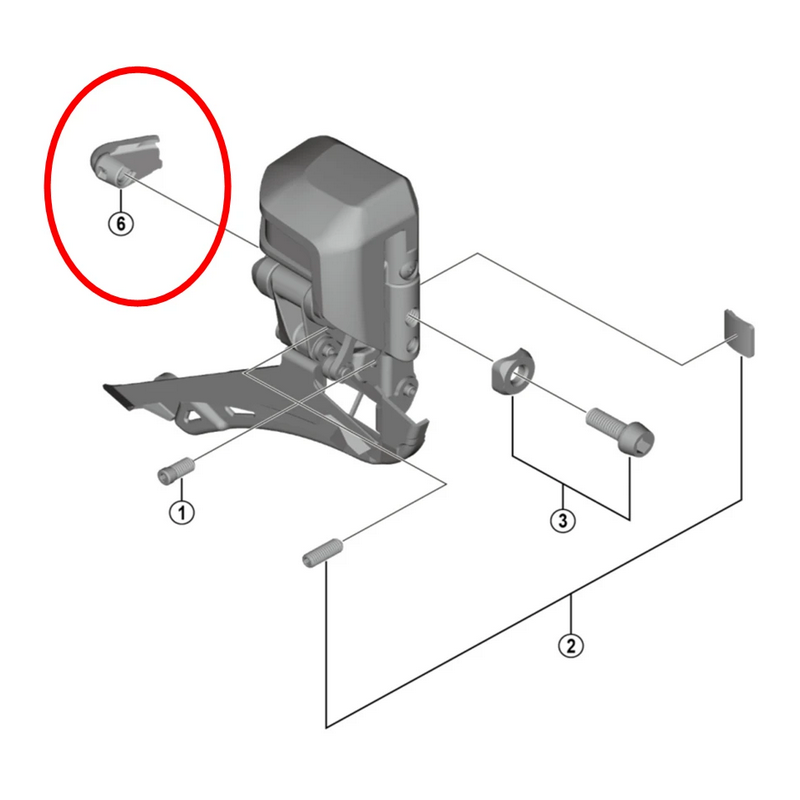 Shimano Y2JP06000 Socket Cover for FD-R8050/R9150/R8150