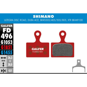 Galfer FD496 Advanced Brake Pads Shimano Ultegra/Dura Ace/XTR