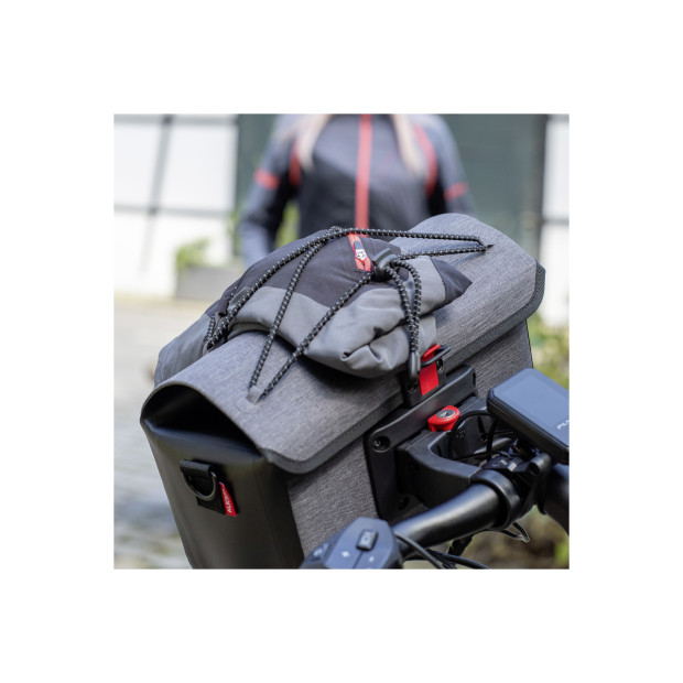 Klickfix Front Rackpack Sport waterproof - Grey