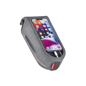 KlickFix Waterproof Frame Bag for Smartphone - Grey