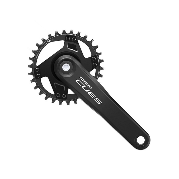 Shimano CUES U4000 Single Chainring MTB Crankset - 30 teeth