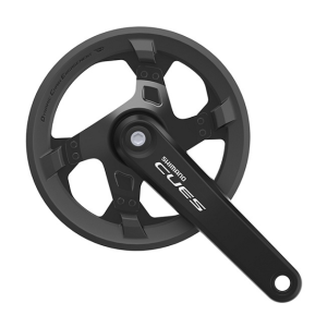 Shimano CUES U4000 Single Chainring MTB Crankset 42 Teeth with Chain Guard