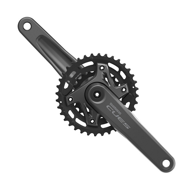 Shimano CUES U6000 MTB Crankset 36-22 Teeth without Chain Guard