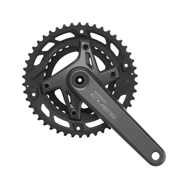 Shimano CUES U6000 MTB Crankset 46-30 Teeth without Chain Guard