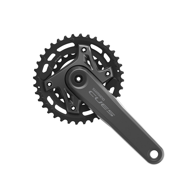 Shimano CUES U6000 MTB Crankset 36-22 Teeth without Chain Guard