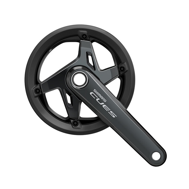 Shimano CUES U8000 MTB Crankset with Chain Guard