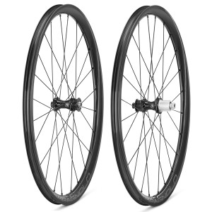 Pair of Campagnolo Carbon Disc Tubeless Wheels - HG11