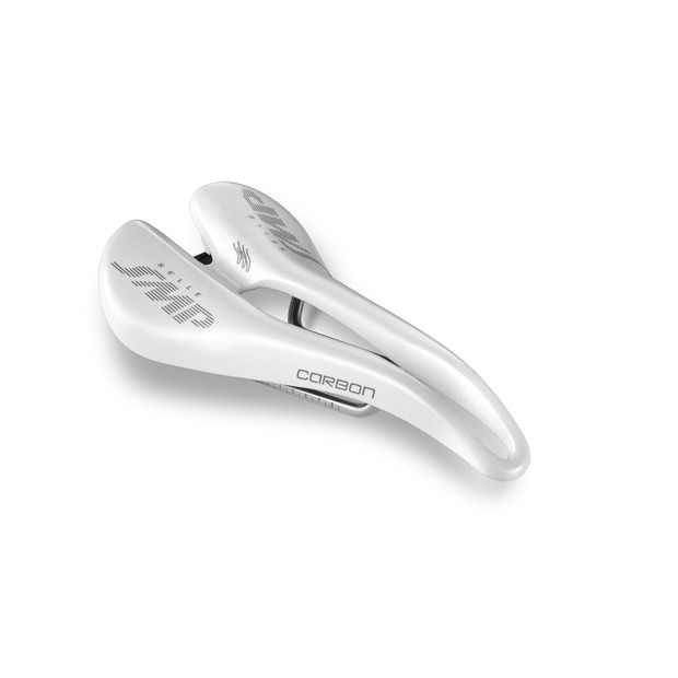 SMP Carbon Inox Rail Saddle - 129mm - White